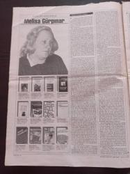 Cumhuriyet Kitap Gazetesi - 4 Mart 1999- Sayı 472 - Sözden Dile Açılan Kırk Yıl Melisa Gürpınar Fotoğrafı - Eleştiri Günlüğü Aslı Erdoğan'ın Yapıtlarını Değerlendiriyor- Gürsel Aytaç - Celal Üster Yeryüzü Kitaplığı