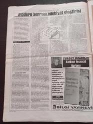 Cumhuriyet Kitap Gazetesi - 4 Mart 1999- Sayı 472 - Sözden Dile Açılan Kırk Yıl Melisa Gürpınar Fotoğrafı - Eleştiri Günlüğü Aslı Erdoğan'ın Yapıtlarını Değerlendiriyor- Gürsel Aytaç - Celal Üster Yeryüzü Kitaplığı