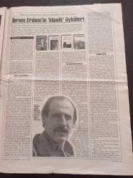 Cumhuriyet Kitap Gazetesi - 4 Mart 1999- Sayı 472 - Sözden Dile Açılan Kırk Yıl Melisa Gürpınar Fotoğrafı - Eleştiri Günlüğü Aslı Erdoğan'ın Yapıtlarını Değerlendiriyor- Gürsel Aytaç - Celal Üster Yeryüzü Kitaplığı