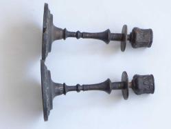 Osmanlı Dönemi Bronz Bir Çift Şamdan