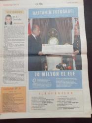 Cumhuriyet Spor Gazetesi - 15 Ocak 2008 - Türkiye Aşığı Dudley-Frank Ribery - Nicolas Anelka - Eric Gerets - Mircea Lucescu - Filenin Altın Kızları - Dağdan Ralliye - Fatih Terim - Yaşar Büyükanıt