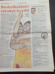 Cumhuriyet Spor Gazetesi - 15 Ocak 2008 - Türkiye Aşığı Dudley-Frank Ribery - Nicolas Anelka - Eric Gerets - Mircea Lucescu - Filenin Altın Kızları - Dağdan Ralliye - Fatih Terim - Yaşar Büyükanıt