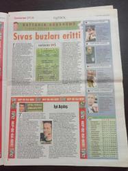 Cumhuriyet Spor Gazetesi - 15 Ocak 2008 - Türkiye Aşığı Dudley-Frank Ribery - Nicolas Anelka - Eric Gerets - Mircea Lucescu - Filenin Altın Kızları - Dağdan Ralliye - Fatih Terim - Yaşar Büyükanıt