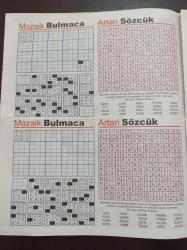 Hürriyet Bil Bulmaca Gazetesi - 25 Haziran 2022- Erkin Koray Fotoğrafı - Dansöz Tanyeli Fotoğrafı - Kare Bulmaca - Dev Şifreli Bulmaca - Mozaik Bulmaca - Sudoku