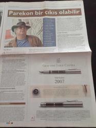 Cumhuriyet Pazar Gazetesi - 16 Aralık 2007 - Sayı 1134 - Fadik Sevin Atasoy Fotoğrafı -Şener Şen Fotoğrafı - Kabadayı Film Gibi Bir Film - Oğuz Atay - Tutunamayanlar - Bir Katliam Bir Göç Kahramanmaraş Katliamı - Seks Ciddiye Al Hafif Yaşa