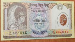 NEPAL 10 RUPİ ÇİL POLİMER PARA RESİMDEKİ ÜRÜN