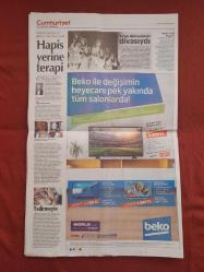 Cumhuriyet Gazetesi 27 Kasım 2014 Yasağınızı Tanımıyoruz,Esnafa Polis Görevi,TBMM Aklama Yeri Değil,Yayın Yasağını Reddediyoruz,Darbe Girişimini Bastırmış,Harç Bitti Yapı Paydos Kartal ve Fırtına Tur Peşinde,Rezalet Averaj Eksi 12,Potada Zafer Gecesi