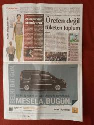 Cumhuriyet Gazetesi 20 Eylül 2012 Mehmet'i Gelince Yok, Sıkıyönetimden Beter, BDP'lilere Çifte Kıskaç,TSK'den Casus Yok Açıklaması, Savcıya Silahlı Saldırı,Direkler 