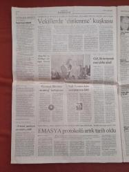 Cumhuriyet Gazetesi 5 Şubat 2010 Peygamber Tartışması Sertleşiyor,Uyuyan Devi Uyandırdılar,NATO Toplandı Elektrik Kesildi,EMASYA Artık Tarih Oldu,Türkiye'ye Afganistan Övgüsü,Fenerbahçe Hız Kesmedi,Uğur Zemin Kurbanı,,Galatasaray'da Kâbus Hortladı,Taktik Hasta Yatağında