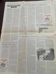 Milliyet The Wall Street Journal Gazetesi - 7 Nisan 1997 - Sayı 48 - Seks Sinekler Ve Videoteyp-Türk Yatırımcılar Paralarını Artık Barışa Yatırıyor- Uçaksavar Kadar Etkili Av Tüfeği - İsviçre Saatleri Geri Kalıyor