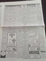 Cumhuriyet Gazetesi - 7 Haziran 1956 - Hürriyet Partisi Vekili Taner Güneşin Adalet Bakanının İddialarına Verdiği Cevaplar - Milli Koruma Tasarısı Dün Kabul Olundu - Orgeneral İsmail Hakkı Tunaboylu- İsmet İnönü Fotoğrafı - Kremli Puro Tuvalet Sabunu İlanı