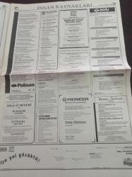 Hürriyet İnsan Kaynakları Gazetesi - 11 Mayıs 1997 - Sayı 85 - Karaca'ya Yeni Kimlik - İnsan Kaynaklarında İlk Kez Kariyer Danışmanlığı- Karaca'nın Genel Müdür Vekili Ömer Taşçı Fotoğrafı - Ulaş Bıçakcı'dan Şirket Yenileme Semineri