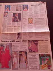 Bugün Kelebek Gazetesi - 4 Eylül 1996 - Aşk Ekmek Şarap - Kaçamak Aşkların Yıldızı Avustralya Kraliçesi Elle Macpherson Fotoğrafı - Mahsun Kırmızıgül - Şişmanlar Elvis Presley Tarikatı Kurdu
