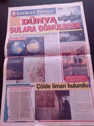 Posta Gizemler Dünyası Gazetesi - 6 Kasım 1996 - Sırlar Kenti İstanbul'un Altından Sesler Geliyor - Atatürk'ün Bilinmeyen Yönleri - Titicaca Gölü'nde Uso Üssü Bulundu - Çürümeyen Ceset - Sihirli Seccade