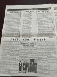 Cumhuriyet 10 Kasım 1938 Sayısı Tıpkı Basım- 10 Kasım 1938 - Atatürkümüzü Kaybettik - İnkilabcı Atatürk- Atatürk'ün Hayatı - Atamızı Tavaf - Asker Atatürk - Atatürkün Son Günleri
