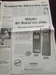 Milliyet Gazetesi - 27 Ekim 1997 - Mesut Yılmaz ile Yunanistan Başbakanı Simitis Başbaşa - Avrupa Birliği'nden Üç Koşul - Eşber Yağmurdereli'nin Cezaevi'nden İlk Fotoğrafı - Özgürlük Ve Dayanışma Partisi'nden Çete İsyanı- Ufuk Uras