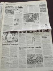 Milliyet Gazetesi - 27 Ekim 1997 - Mesut Yılmaz ile Yunanistan Başbakanı Simitis Başbaşa - Avrupa Birliği'nden Üç Koşul - Eşber Yağmurdereli'nin Cezaevi'nden İlk Fotoğrafı - Özgürlük Ve Dayanışma Partisi'nden Çete İsyanı- Ufuk Uras