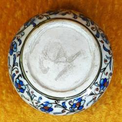 VINTAGE EL BOYAMA KÜTAHYA ÇİNİ ÇANAK