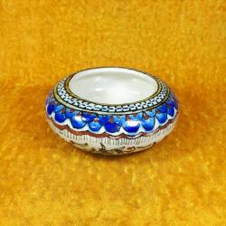 VINTAGE EL BOYAMA KÜTAHYA ÇİNİ ÇANAK