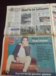 Takvim Gazetesi - 29 Nisan 1996 - İzmirli Manken Hülya Arık Fotoğrafı - Liderlere Sorulacak Nereden Buldun - İzmir'de 53 AIDS'li Var - Refah Partisi - Mega Star Tarkan Konseri