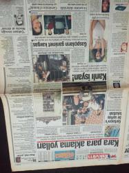 Takvim Gazetesi - 25 Nisan 1996 -Kadir Has'tan 5 Milyarlık Bağış - Anayol'da Çatlak-İbrahim Tatlıses ve Muazzez Ersoy Fotoğrafı - Yıldız Kenter - Olacak O Kadar - Bülent Ecevit Yakında Seçim Olabilir - 32 Milyara Koltuk - Kupa Galatasaray'ın