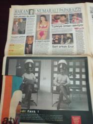Takvim Gazetesi - 29 Nisan 1996 - Münir Özkul Hayata Dönüşümü Karıma Borçluyum -İzmirli Manken Hülya Arık Fotoğrafı - Liderlere Sorulacak Nereden Buldun - İzmir'de 53 AIDS'li Var - Refah Partisi - Mega Star Tarkan Konseri