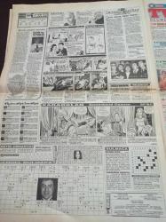 Takvim Gazetesi - 29 Nisan 1996 - Münir Özkul Hayata Dönüşümü Karıma Borçluyum -İzmirli Manken Hülya Arık Fotoğrafı - Liderlere Sorulacak Nereden Buldun - İzmir'de 53 AIDS'li Var - Refah Partisi - Mega Star Tarkan Konseri