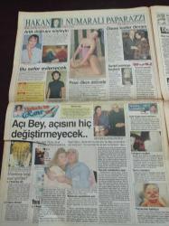 Takvim Gazetesi - 24 Nisan 1996 - Cahar Dudayev Yaşıyor - Savaş Ay- İsrail Hizbullah Savaşı Sürüyor -Yıldız Tilbe'nin Dramı - Dünya Çocukları 23 Nisan'ı Kutladı - Sibel Can - Akrep Nalan - Mehmet Ali Erbil - Ebru Gündeş - Suriye'ye Karşı Operasyon Kokusu