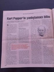 Cumhuriyet Bilim Teknik Gazetesi - 5 Kasım 1994 - Sayı 398 - Doktor Bruce Ames-Orgazm İlacı -kanser Ve Yeni Görüşler - Venüs Fatihinin İhbarı - Popper'in Felsefesi Üzerine - Dünyanın 4. Büyük Mağarasına Seyahat - Amerika'da Uzay Mezarlığı