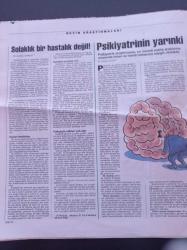Cumhuriyet Bilim Teknik Gazetesi - 3 Haziran 1995 - Sayı 428 - Meyve Sineklerine Bellek Takıldı -Canlılarda Kokuların Anlamı Üzerine -Sarhoşluğun Kültürel Boyutları - Zeka Kalıtsal Mı - Psikiyatrinin Yarınki Yönelimleri