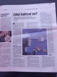 Cumhuriyet Bilim Teknik Gazetesi - 3 Haziran 1995 - Sayı 428 - Meyve Sineklerine Bellek Takıldı -Canlılarda Kokuların Anlamı Üzerine -Sarhoşluğun Kültürel Boyutları - Zeka Kalıtsal Mı - Psikiyatrinin Yarınki Yönelimleri
