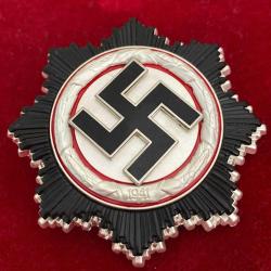 İKİNCİ DÜNYA SAVAŞI NAZİ DEUTCHE CROSS in SILVER (BÜYÜK ALMAN HAÇI GÜMÜŞ SINIF)