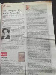 Cumhuriyet Bilim Teknoloji Gazetesi - 26 Ekim 2007 - Sayı 1075 - Ozon Deliği Üçte Bir Oranında Azaldı -Avrupa Parlamentosu Eğitimde Dinsel Dogmalar Demokrasi Ve İnsan Hakları İçin Tehlike - Beyin Göçünün Maliyeti Yılda 2 Milyar Dolar - Cumhuriyetin İlk Kadın Bilimcileri