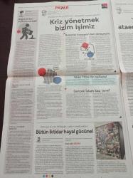 Cumhuriyet Pazar Gazetesi - 13 Mayıs 2018 - Sayı 19 - Selahattin Demirtaş Fotoğrafı - Anneler Günü - Abba'dan Avatar'lı Yıllar - 68'in 50. Yılı Hayal Gücü İktidara - Tilbe Saran - Onur Ünlü'nün Yeni Filmi Vizyonda