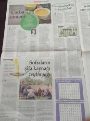 Cumhuriyet Pazar Gazetesi - 27 Ekim 2019 - Sayı 1546 - Buğra Gülsoy Fotoğrafı - Altın Portakal'da Yıldırım Önal Anı Ödülü Alan Can Kolukısa - Levent Kırca'nın Kızı Ayşe Kırca İle Röportaj