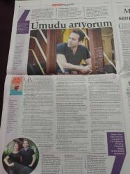 Cumhuriyet Pazar Gazetesi - 27 Ekim 2019 - Sayı 1546 - Buğra Gülsoy Fotoğrafı - Altın Portakal'da Yıldırım Önal Anı Ödülü Alan Can Kolukısa - Levent Kırca'nın Kızı Ayşe Kırca İle Röportaj