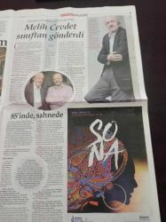 Cumhuriyet Pazar Gazetesi - 27 Ekim 2019 - Sayı 1546 - Buğra Gülsoy Fotoğrafı - Altın Portakal'da Yıldırım Önal Anı Ödülü Alan Can Kolukısa - Levent Kırca'nın Kızı Ayşe Kırca İle Röportaj