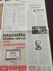 Cumhuriyet Pazar Gazetesi - 27 Ekim 2019 - Sayı 1546 - Buğra Gülsoy Fotoğrafı - Altın Portakal'da Yıldırım Önal Anı Ödülü Alan Can Kolukısa - Levent Kırca'nın Kızı Ayşe Kırca İle Röportaj