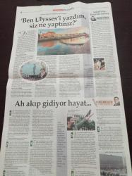 Cumhuriyet Pazar Gazetesi - 27 Ekim 2019 - Sayı 1546 - Buğra Gülsoy Fotoğrafı - Altın Portakal'da Yıldırım Önal Anı Ödülü Alan Can Kolukısa - Levent Kırca'nın Kızı Ayşe Kırca İle Röportaj