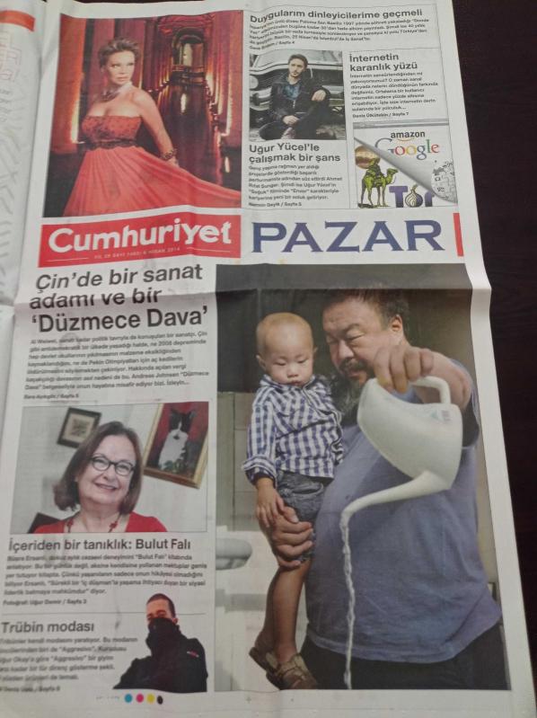 Cumhuriyet Pazar Gazetesi 6 Nisan 2014 Sayı 1463 Alaçatı Ot  