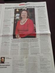 Cumhuriyet Pazar Gazetesi - 6 Nisan 2014 - Sayı 1463 - Alaçatı Ot Festivali -Uğur Yücel'le Çalışmak Bir Şans - İçeriden Bir Tanıklık Büşra Ersanlı- Tribün Modası - İspanya'nın Ünlü Divası Paloma San Basilio - İnternetin Karanlık Yüzü