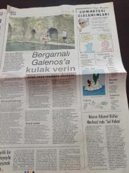 Cumhuriyet Haftasonu Gazetesi - 7 Kasım 2009 - Sayı 180 - Manisa Kasaba'da Hayat Durdu -Tolgahan Sayışman Fotoğrafı - Çayan Demirel Duvarlar Hala Kan Kusuyor - Bergamalı Galenos Allianoi'ye Çağırıyor - Selanik Festivali 50 Yaşında