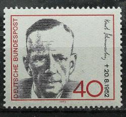 ALMANYA 1972 KURT SCHUMACHER ÖLÜMÜNÜN 20. YILDÖNÜMÜ MNH