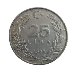 1985 Yılı 25 Lira