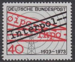 ALMANYA 1973 INTERPOL 50. YIL MNH