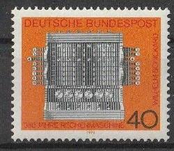 ALMANYA 1973 350. YIL HESAP MAKİNESİ MNH