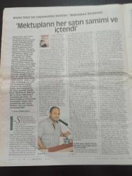 Cumhuriyet Kitap Gazetesi - 1 Ağustos 2013 - Sayı 1224 - Vural Savaş Fotoğrafı - Gezi Direnişi - Mezopotamya Hikayeleri - Rüştü Onur Mektubun Avucumda- Persepolis Filmi - Orhan Pamuk