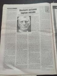 Cumhuriyet Kitap Gazetesi - 23 Aralık 1999 - Sayı 514 -Kapsamlı Bir Sanat Yolcusu Kemal Özer Fotoğrafı - Reşat Nuri Güntekin - Adnan Binyazar - 100 Yılın 100 Romanı - Ali Akay Sanatın Sosyolojik Gözü'nü İnceledi