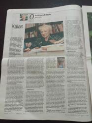 Cumhuriyet Kitap Gazetesi - 8 Aralık 2011- Sayı 1138- Ayşe Kulin Gizli Anların Yolcusu - Hasan Özkılıç -Lataros Değirmeninde Üç Dakika - Erendiz Atasü Güneş Saygılı'nın Gerçek Yaşamı