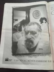 Cumhuriyet Kitap Gazetesi - 22 Haziran 2000 - Sayı 540 - Yunus Nadi Ödülleri 2000- Tahsin Yücel - Yakup Kadri Karaosmanoğlu Ahmet Haşim'i Anlatıyor - Sodom Ve Gomorra - Çiçek Açmış Genç Kızların Gölgesinde